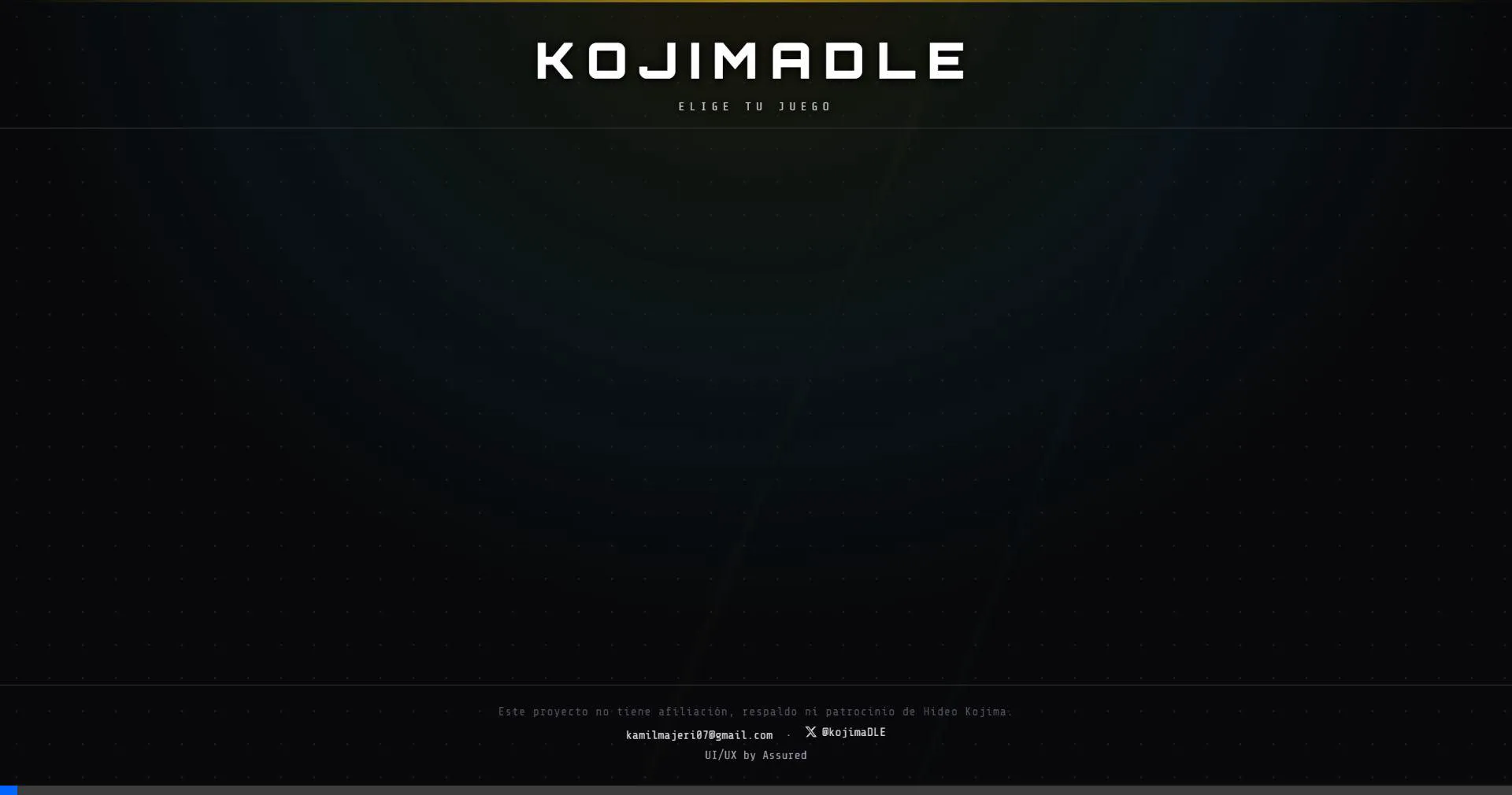 Kojimadle: Ecosistema de Minijuegos Web Interactivos
